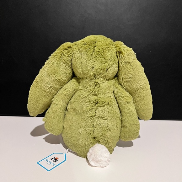 NWT Jellycat RETIRED Bashful Moss Bunny -Rare HTF Authentic FAST SHIPPING! - Picture 4 of 7